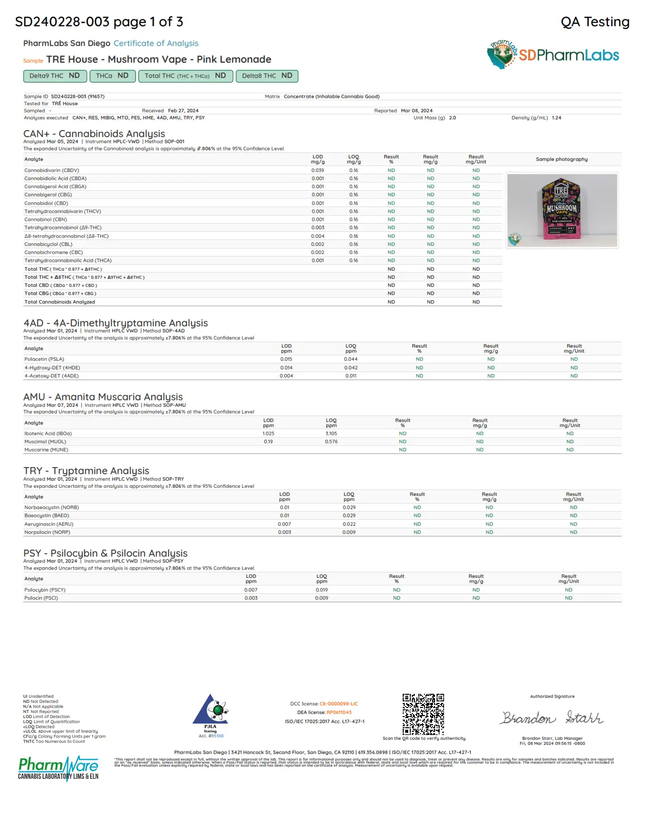 magic mushroom vape coa