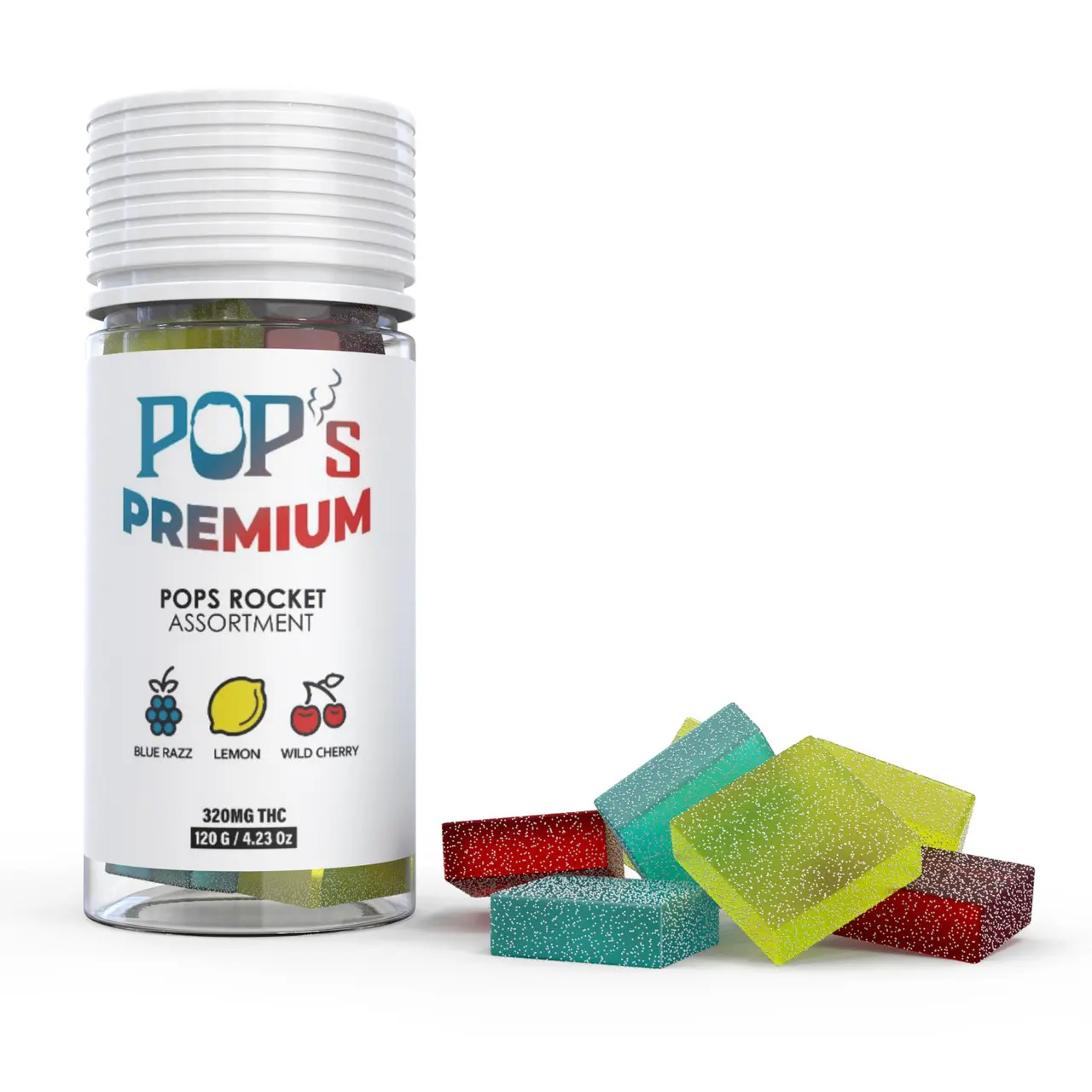 Pops_Vegan_20mg_D9_Gummies_16ct_Rocket_Open
