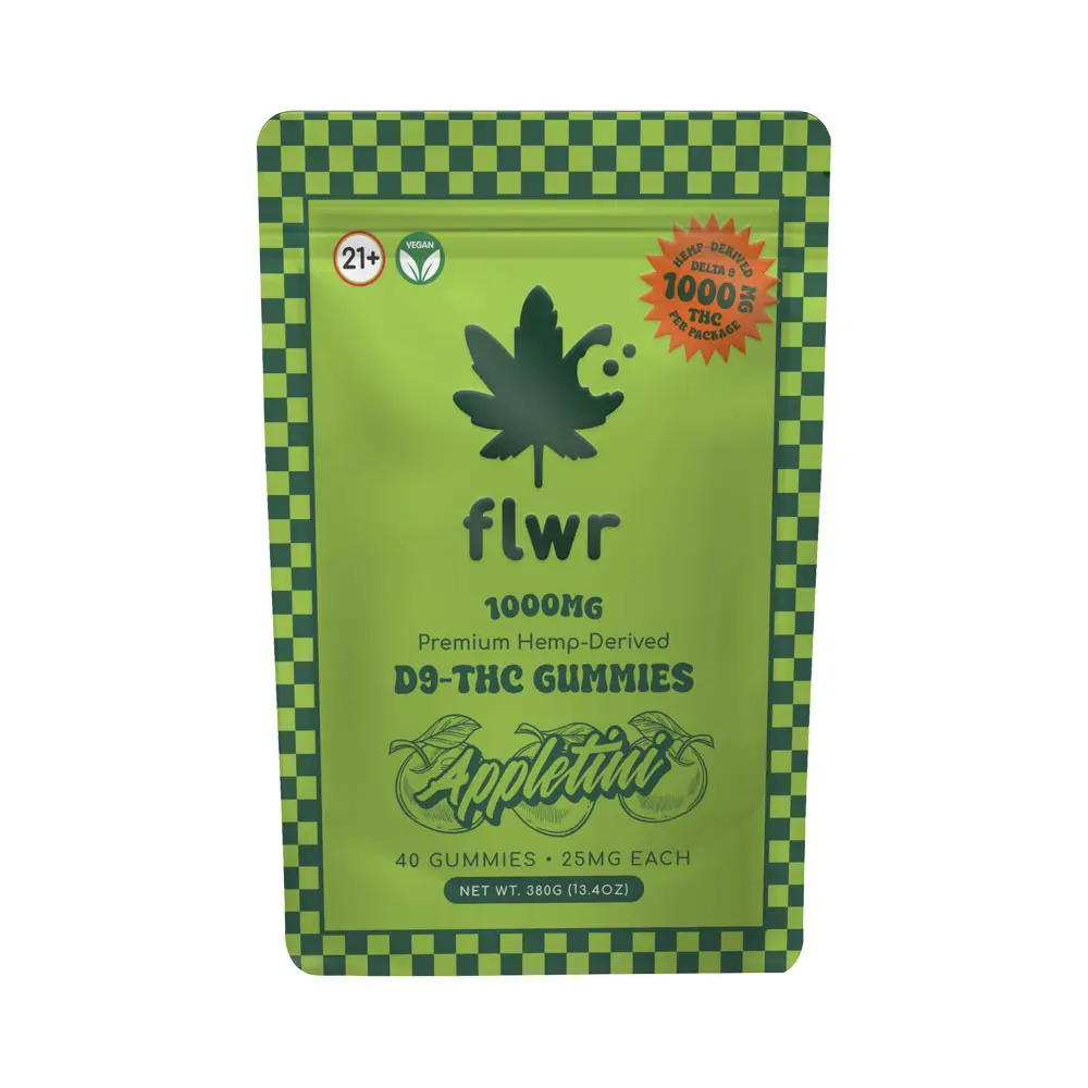 FLWR - Delta-9 Gummy Bag (1000mg) (Appletini)