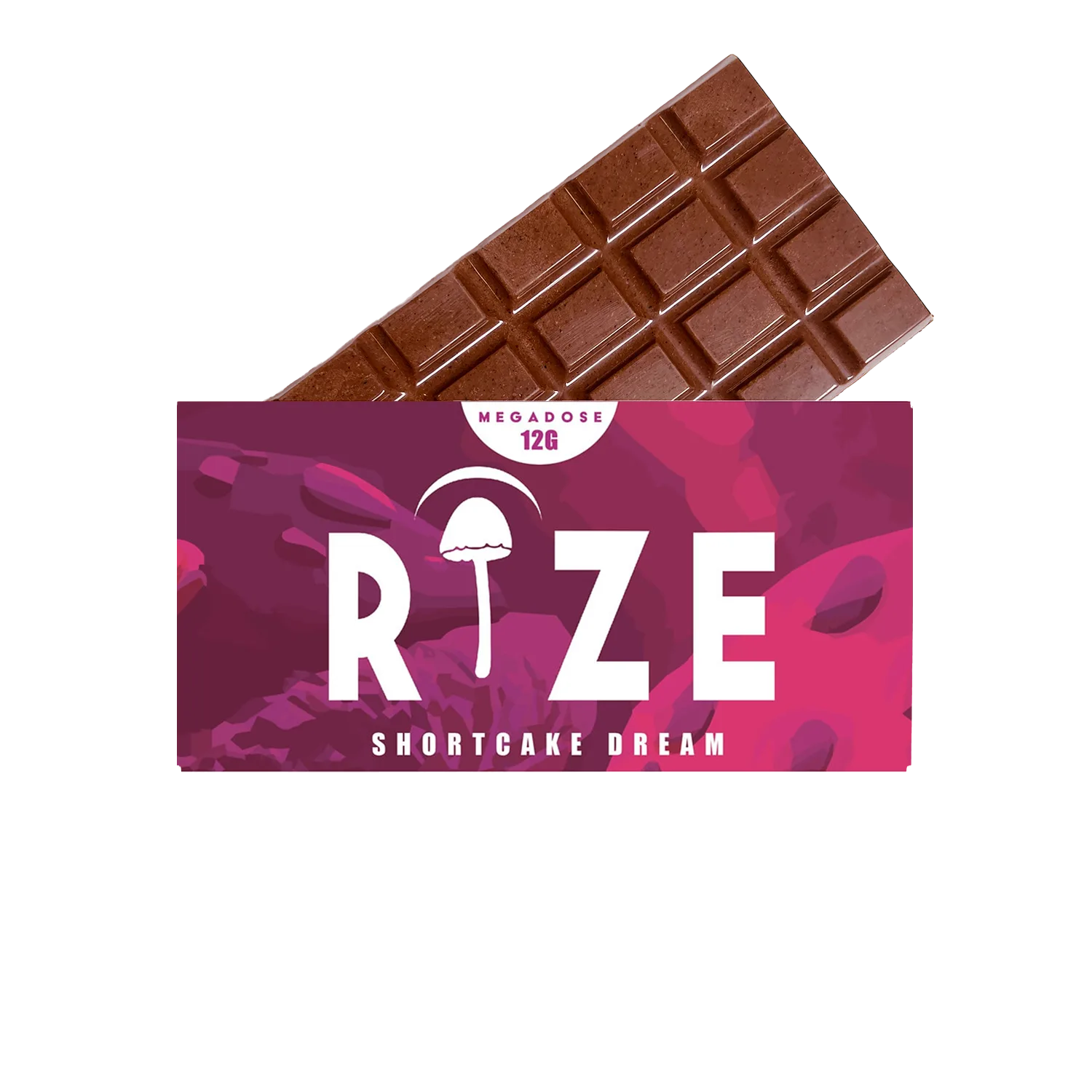 Rize Megadose Mushroom Chocolate Bar 12g - Shortcake Dream