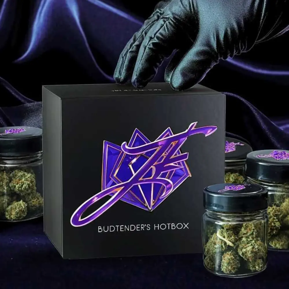budtenders hotbox with jars